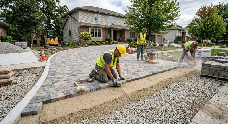 Paver Driveway Construction in Longmont, CO