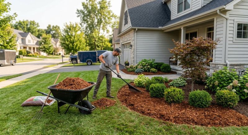 Shredded Mulch Installation in Honolulu, HI