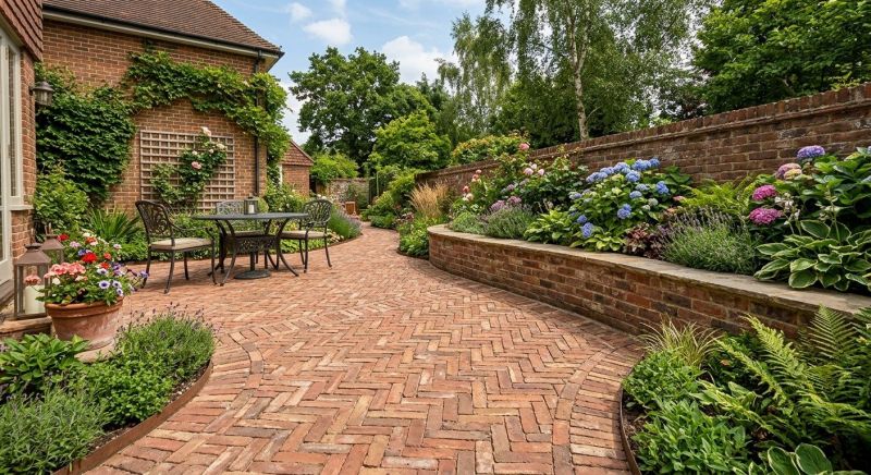 Brick Hardscape Construction in Framingham, MA