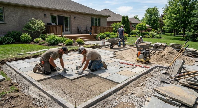 Clay Pavers Installation in Fairfield County, CT