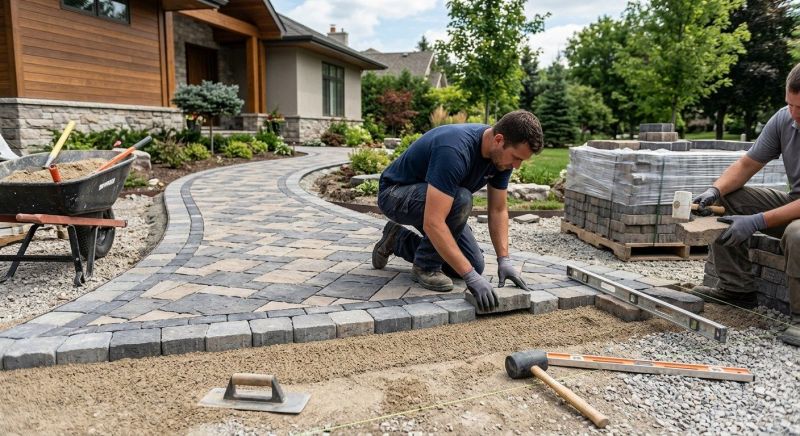Pavers Landscaping in Boston, MA