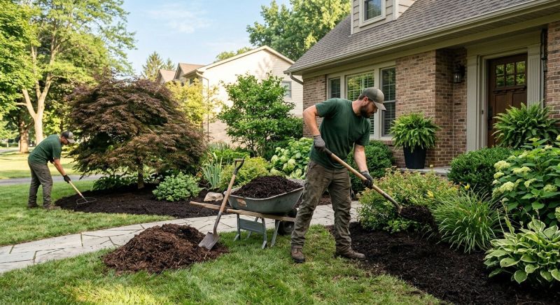 Shredded Mulch Installation in Honolulu, HI